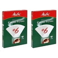 thumbnail image 1 of Melitta Super Premium #6 Cone Paper Coffee Filters White, 40 Count, 2 Pack, 1 of 2