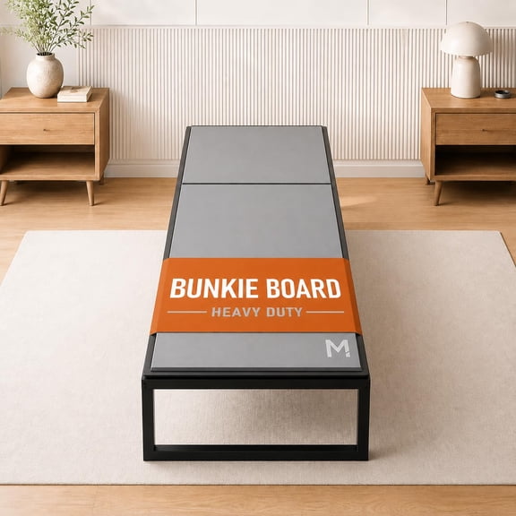 Meliusly Heavy Duty Bunkie Board Twin Size (38x75) - Non-Slip Breathable Bed Support Board for Slatted Bed Frame, Anti-Sag Under Bed Support, Noise Minimizing Moisture Resistant Bed Board