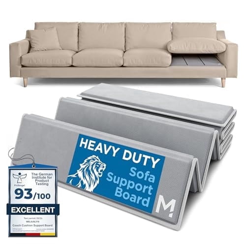 Meliusly Heavy Duty Couch Cushion Support for Sagging Cushions (21x79) Reinforced Plywood Sofa Cushion Support Board for Sagging Seat, Deep Couch Supporter for Under the Cushions, Loveseat Saver