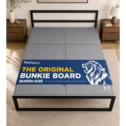 Meliusly Original Bunkie Board Queen Size 60x80 - Non-Slip Breathable Bed Support Board for Slatted Bed Frame, Anti-Sag Under Bed Support, Noise Minimizing Moisture Resistant Bed Board