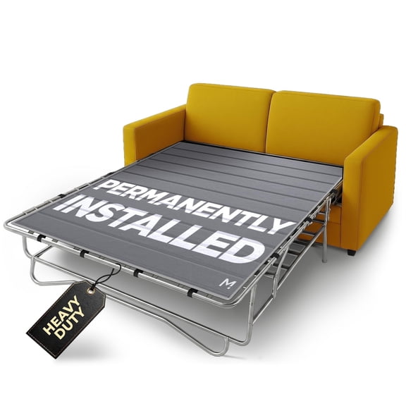 Meliusly Sleeper Sofa Support Board Queen Size (54x64) Permanently Installed Wood Sofa Bed Board for Pull Out Couch, Folds with Frame, Under Mattress Bar Shield, Sofa Bed Support, Folding Bed Board