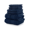 thumbnail image 1 of Mellanni Bath Collection 6-Piece Towel Set, 100% Terry Cotton, Navy, 1 of 5