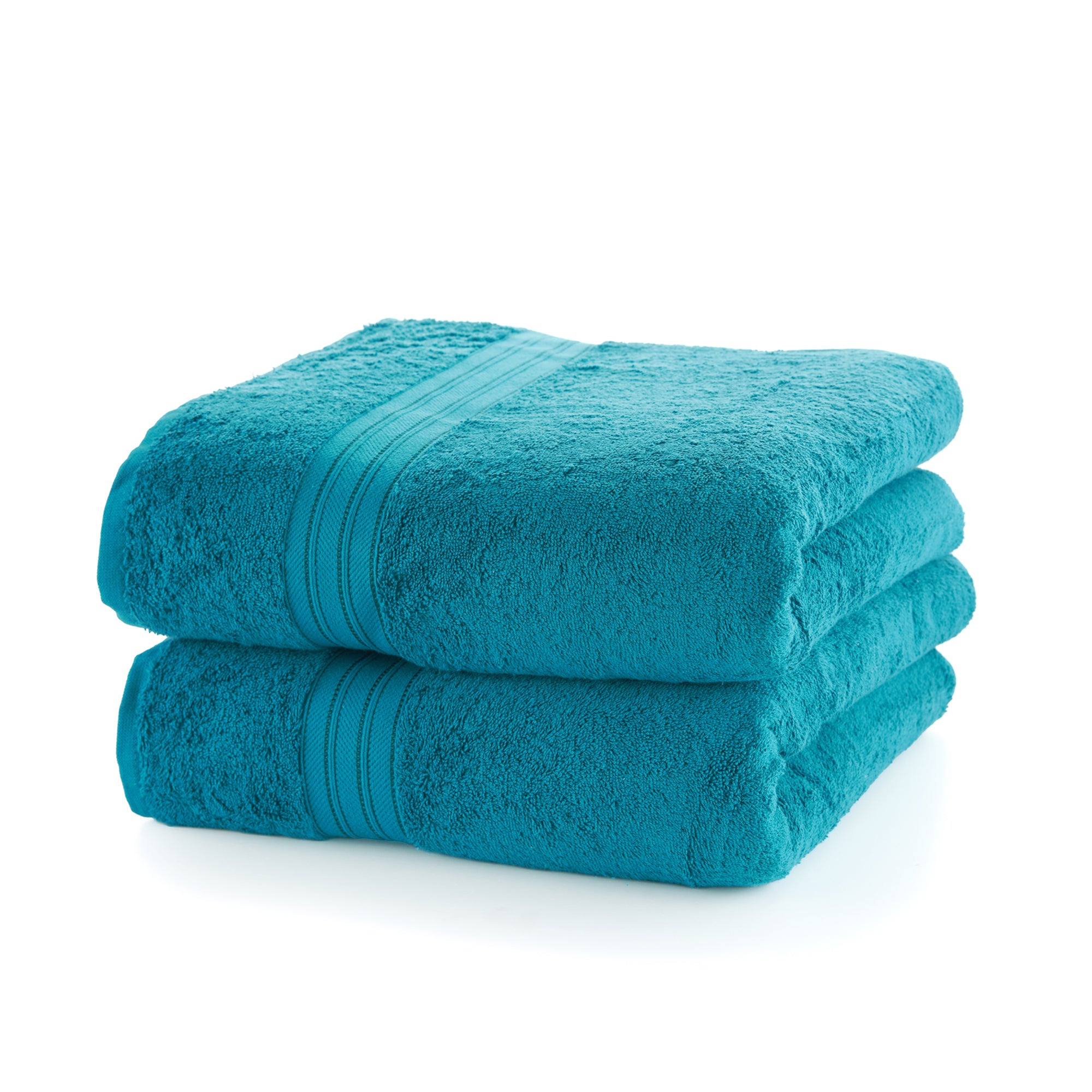 SKL Home Seabrook Stripe Bath Towel, Teal, 27" x 50"