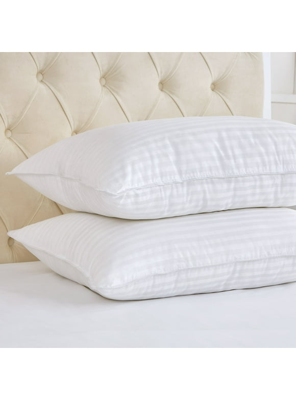 Mellanni Bed Pillows, Cooling Pillows for Side, Back, Stomach Sleepers, 2-Pack Queen Size