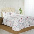 thumbnail image 1 of Mellanni Bedspread Coverlet Set Floral - Reversible Bedding Cover - Oversized Quilt Set, 2 Piece, Twin / Twin XL, Floral Multi, 1 of 7