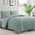 thumbnail image 1 of Mellanni Bedspread Coverlet Set Spa Mint - Reversible Bedding Cover - Oversized Quilt Set, 3 Piece, Full / Queen, Spa Mint, 1 of 8