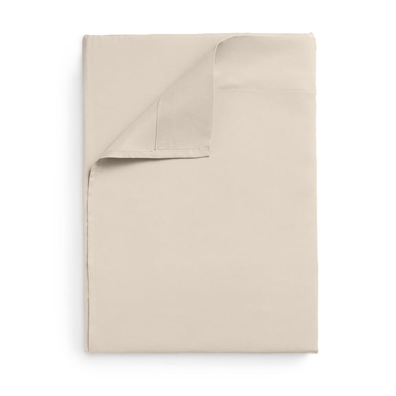 Mellanni California King Flat Sheet Only, Hotel Luxury Soft Microfiber Top Sheet, 1 Piece, Beige