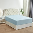 thumbnail image 1 of Mellanni Extra Deep Pocket Fitted Sheet up to 21", Microfiber, 1 Piece California King, Aqua, 1 of 7