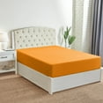 thumbnail image 1 of Mellanni Fitted Sheet, up to 16" Deep Pocket, Soft Microfiber, 1 Piece Queen, Persimmon, 1 of 7