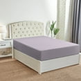 thumbnail image 1 of Mellanni Fitted Sheet with up to 16" Deep Pocket Soft Microfiber, 1 Piece Queen, Lavender, 1 of 7