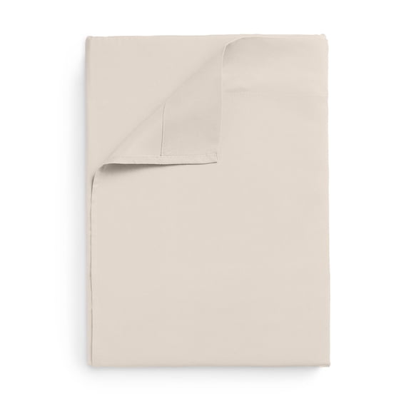Mellanni Full Flat Sheet Only, Hotel Luxury Microfiber Top Sheet, 1 Piece, Golden Ivory