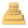 thumbnail image 1 of Mellanni Iconic 4 Piece Bed Sheet Set Brushed Microfiber, Deep Pocket, Twin XL, Yellow, 1 of 5