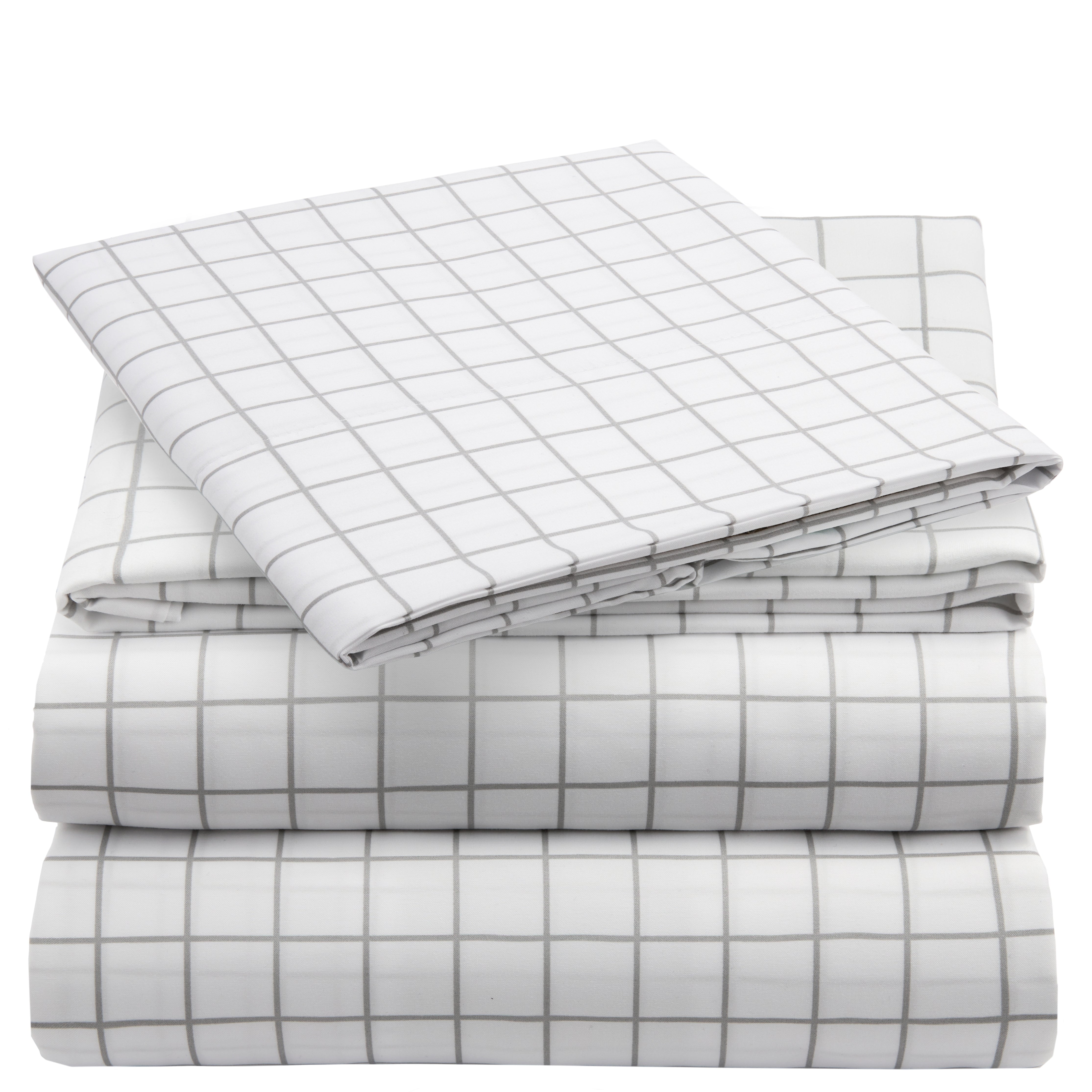 Mellanni Iconic Collection Bed Sheet Set, Hotel Luxury Brushed