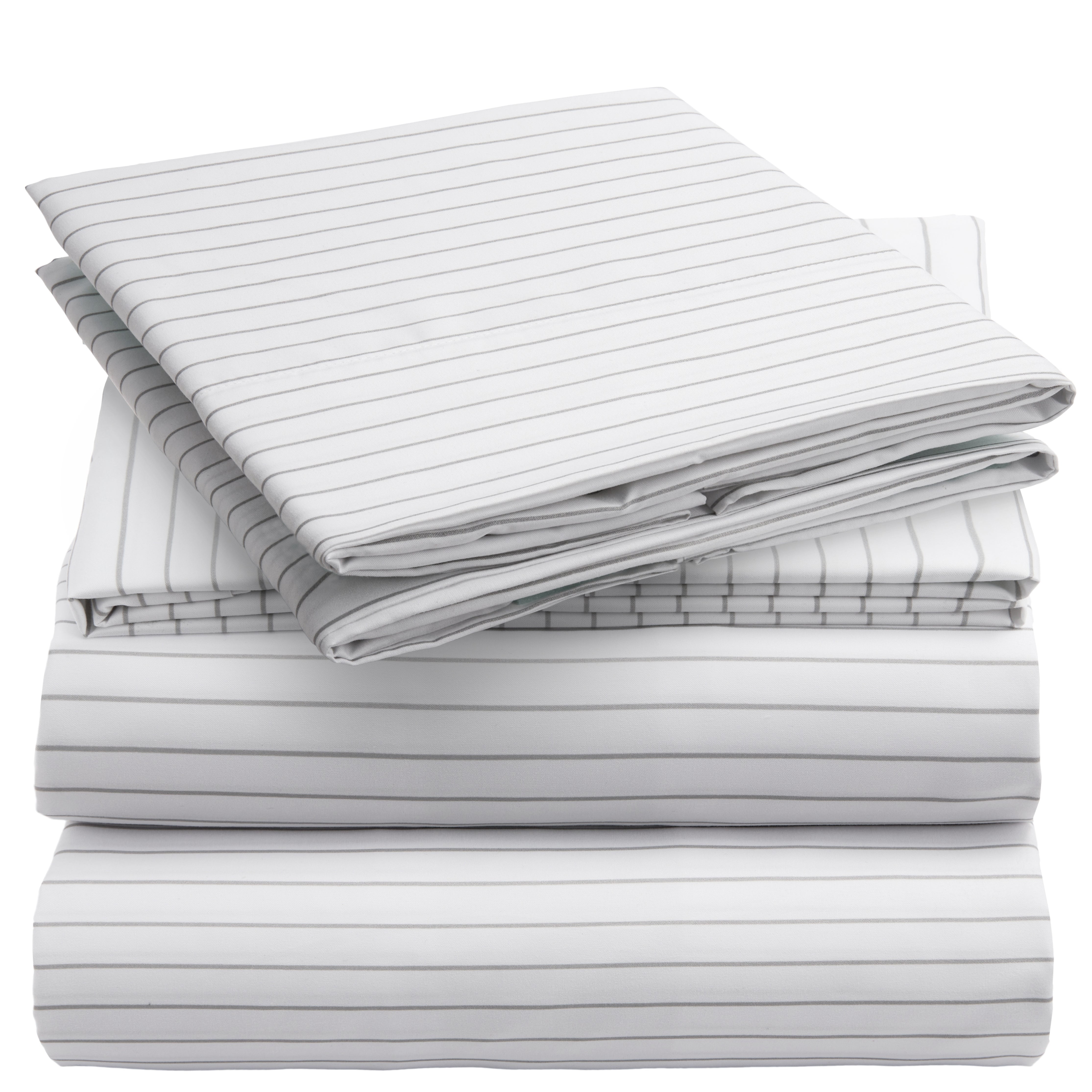 Mellanni Iconic Collection Cal King Bed Sheet Set, Hotel Luxury Brushed