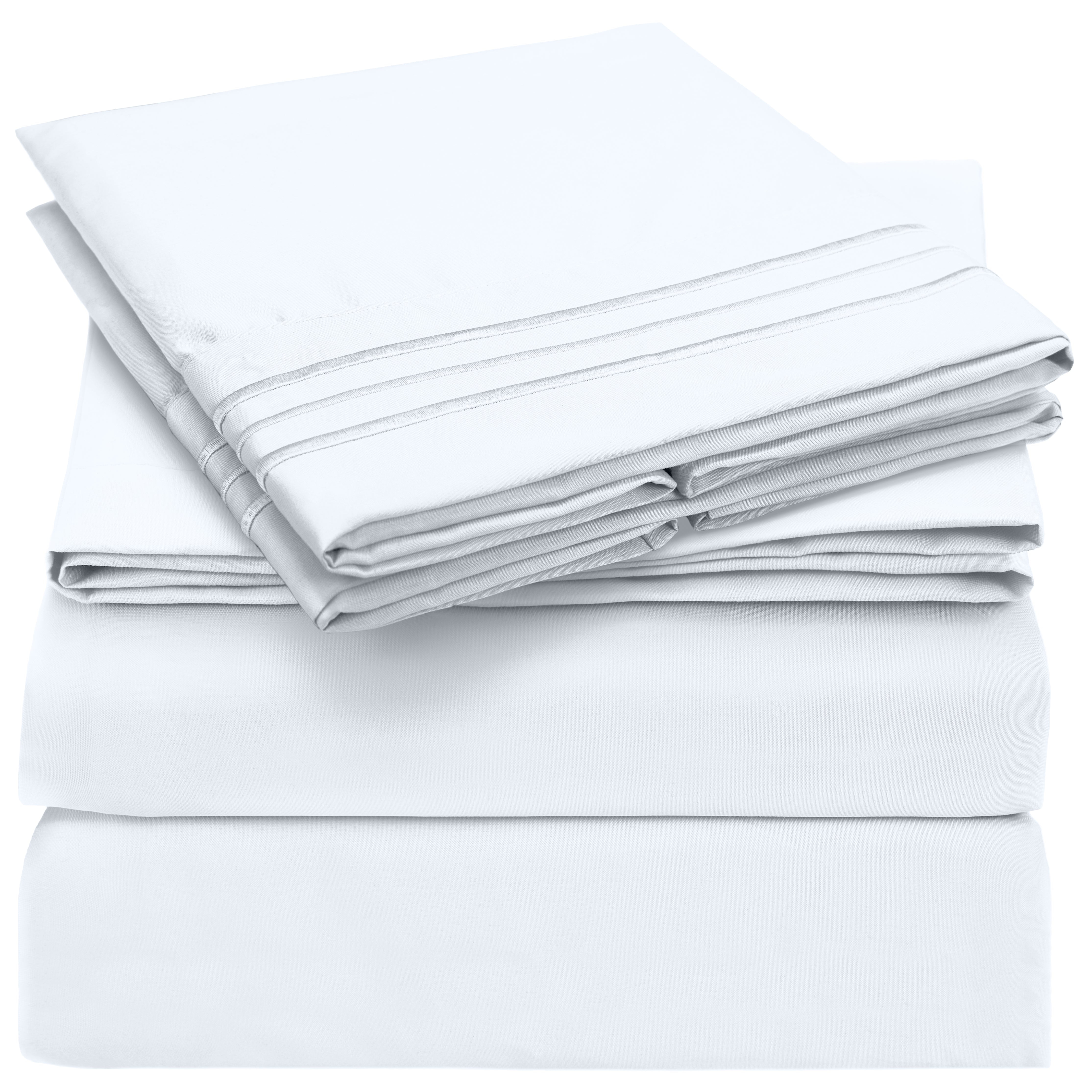 Mellanni Iconic Collection Extra Deep Pocket Sheet Set, Hotel Luxury