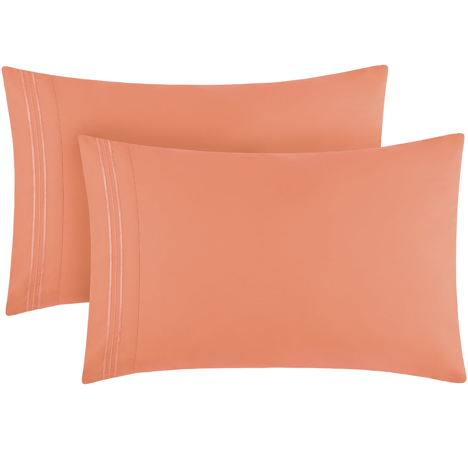 Mellanni Iconic Collection Luxury Microfiber Pillow Cases with Envelope