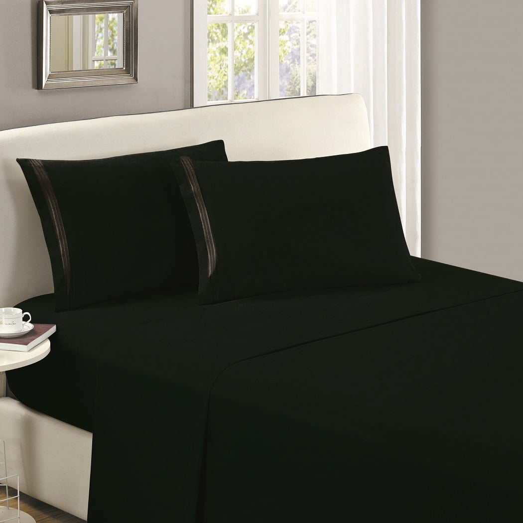 Mellanni Iconic Collection Queen Flat Sheet Only, Hotel Luxury Soft Top