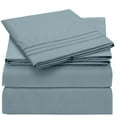 Mellanni Iconic Sheet Set Brushed Microfiber, Extra Deep Pocket, 3