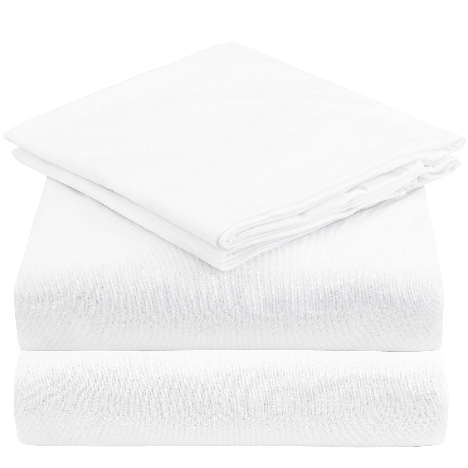Mellanni Jersey Sheet Set 4 Piece 100 Organic Cotton Deep Pocket Bed