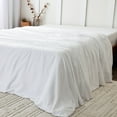 thumbnail image 1 of Mellanni King Flat Sheet Only, Hotel Luxury Soft Microfiber Top Sheet, 1 Piece, White, 1 of 8