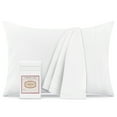 thumbnail image 1 of Mellanni Microfiber Pillowcases with Envelope Closure, Standard / Queen, White, 2 Piece, 1 of 7