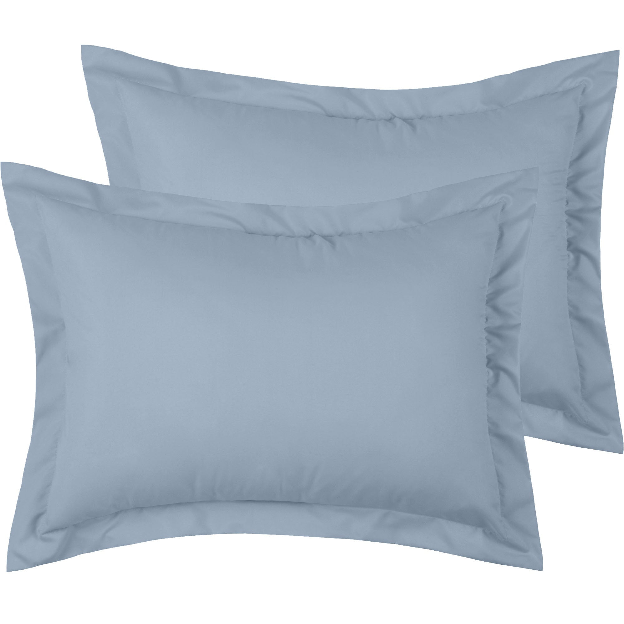 Standard Blue Hydrangea Cotton Hypoallergenic Pillow Shams