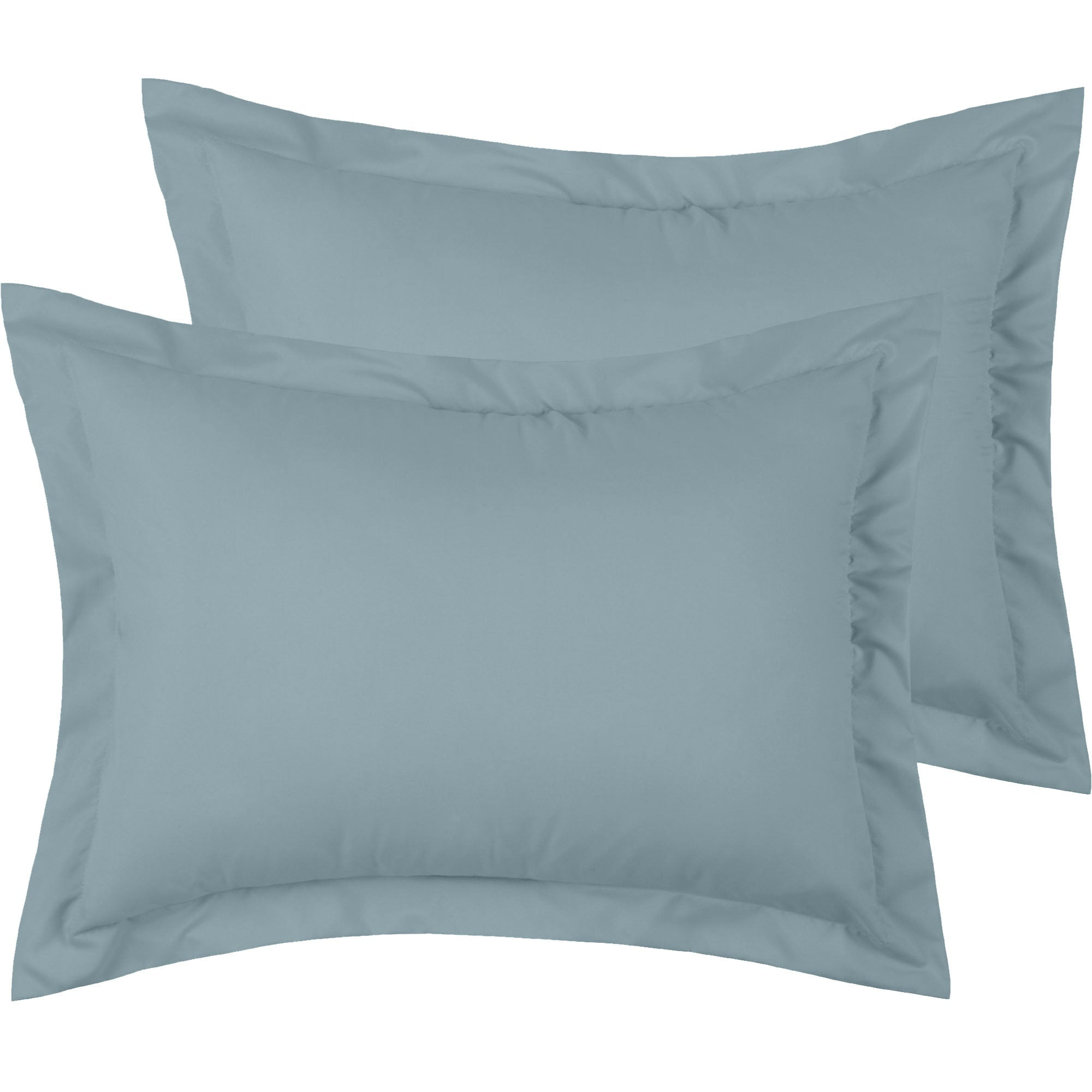 Spa Blue King Size Hypoallergenic Cotton Pillow Shams