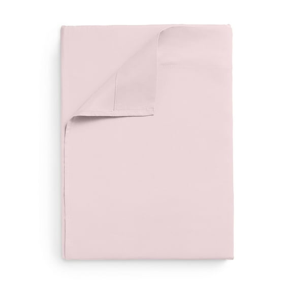 Mellanni Queen Flat Sheet Only, Hotel Luxury Microfiber Top Sheet, 1 Piece, Blush Pink