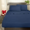 thumbnail image 1 of Mellanni RV Sheets Queen Size Bed Set, Microfiber RV Bunk Bed Sheets, Short Queen, Navy Blue, 1 of 9
