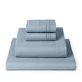 thumbnail image 1 of Mellanni 4-Piece Iconic California King Bedsheet Set - Microfiber, 16" Deep Pocket, Cooling, Wrinkle, Fade, Stain Resistant, Blue Hydrangea, 1 of 7