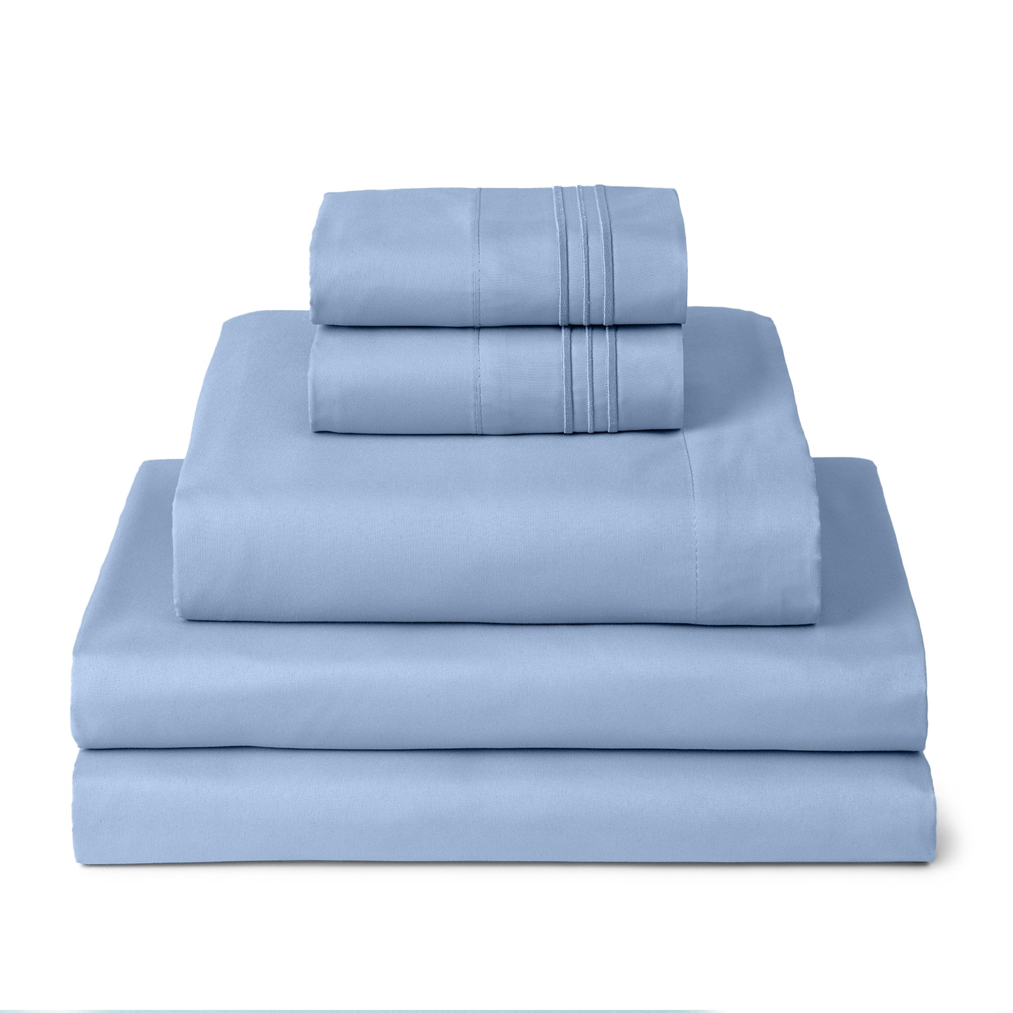 Mellanni 5-Piece Iconic Split King Bedsheet Set - Microfiber, 16