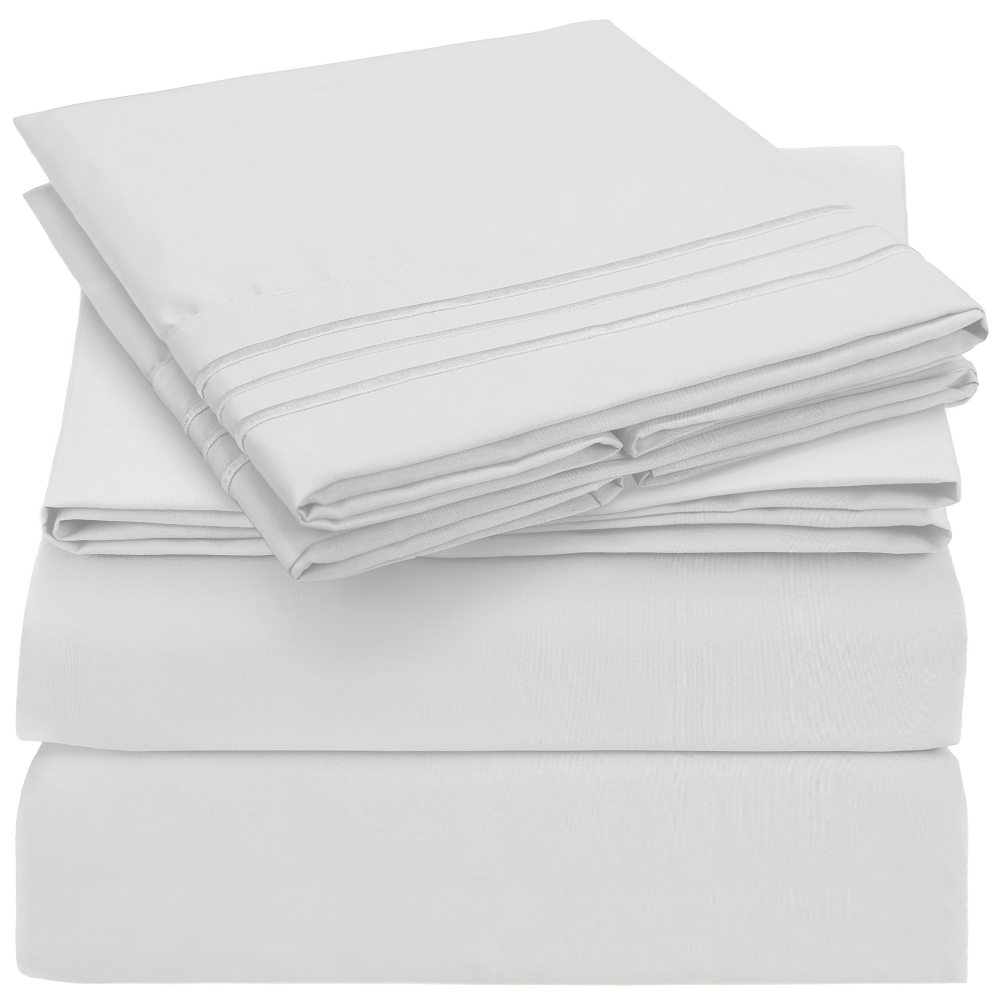Ivory Queen 4-Piece Microfiber Sheet Set