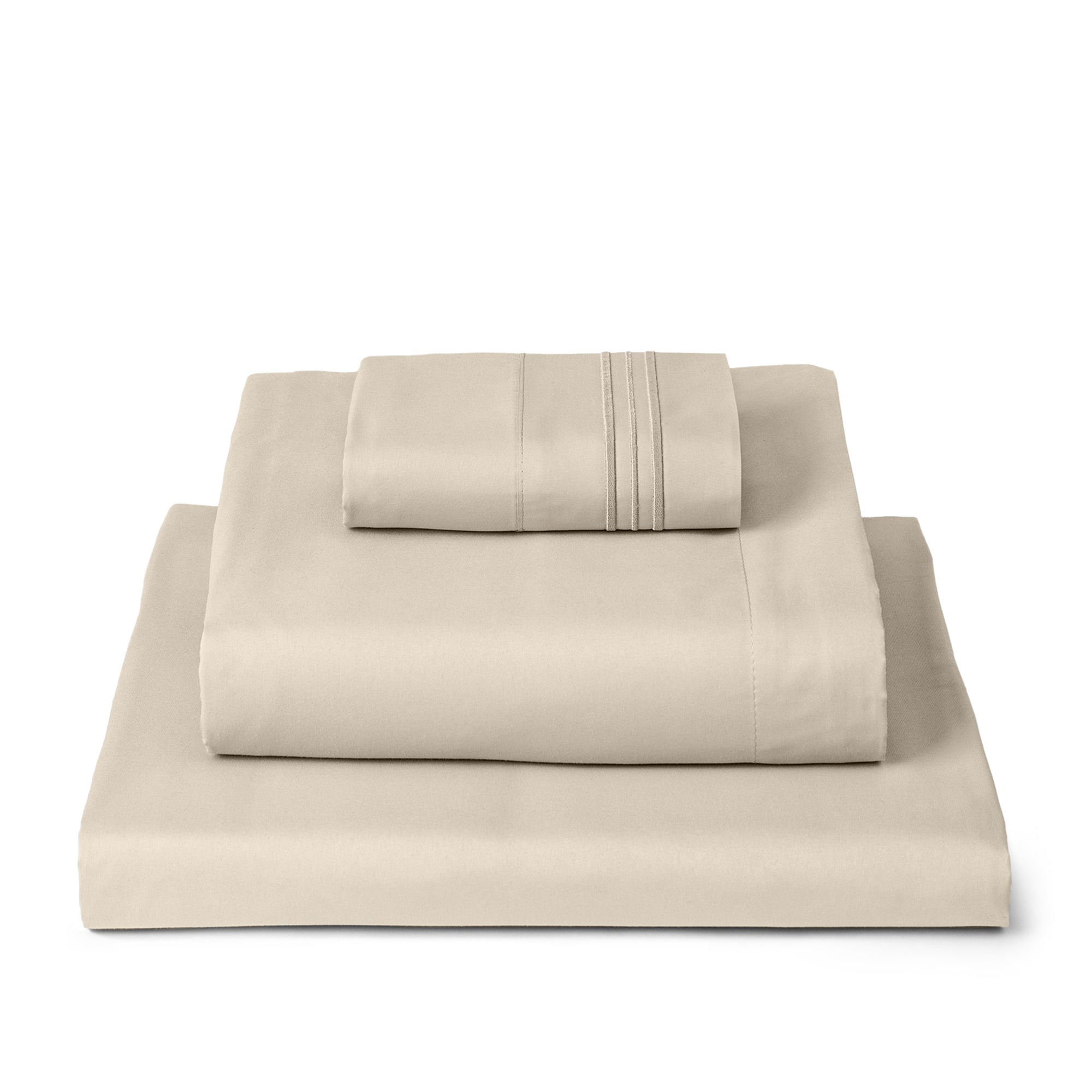 Twin Sand Microfiber Chevron Sheet Set