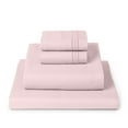 thumbnail image 1 of Mellanni 4-Piece Iconic Full Bedsheet Set - Microfiber, 16" Deep Pocket, Cooling, Wrinkle, Fade, Stain Resistant, Blush Pink, 1 of 7