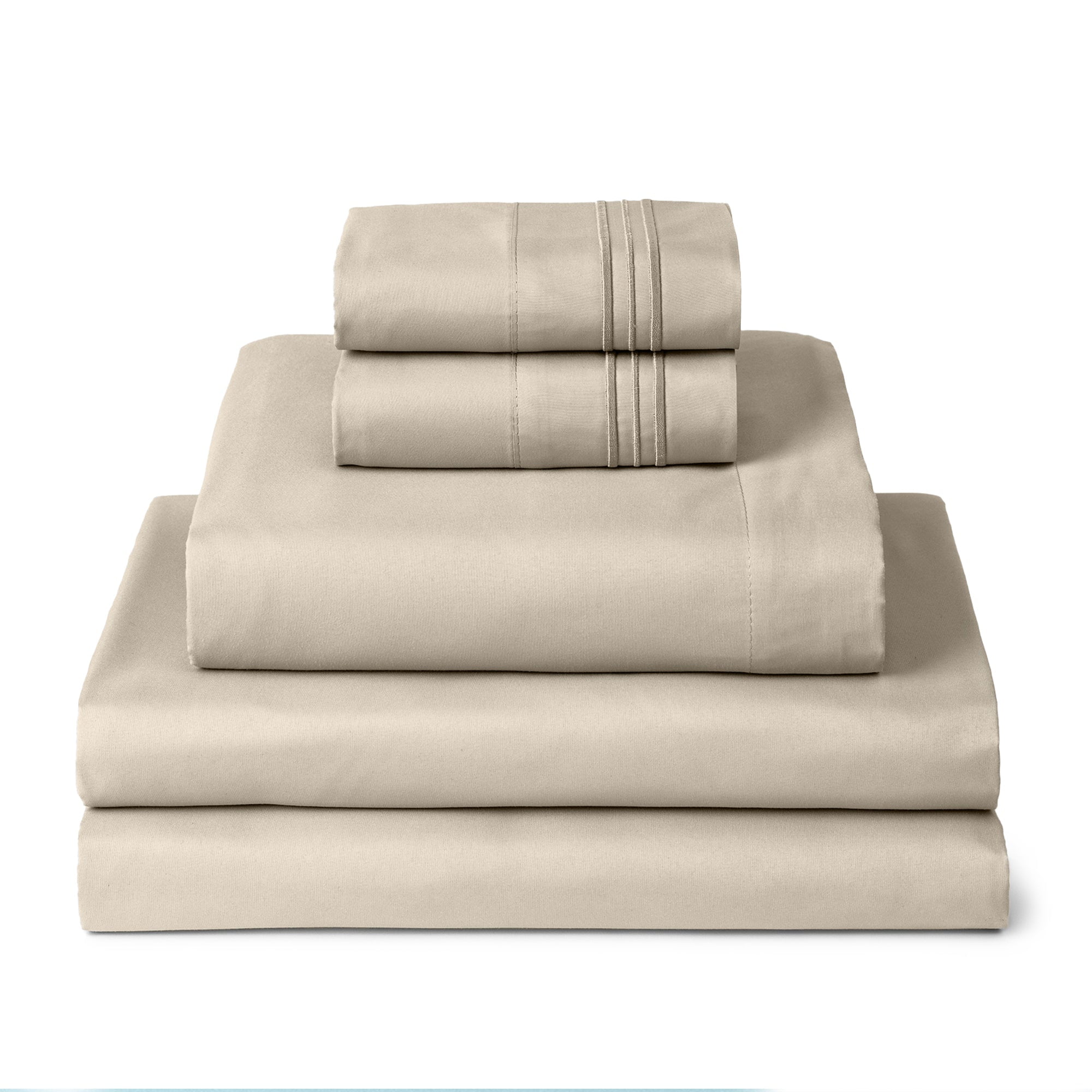 Mellanni 5-Piece Iconic Split King Bedsheet Set - Microfiber, 16