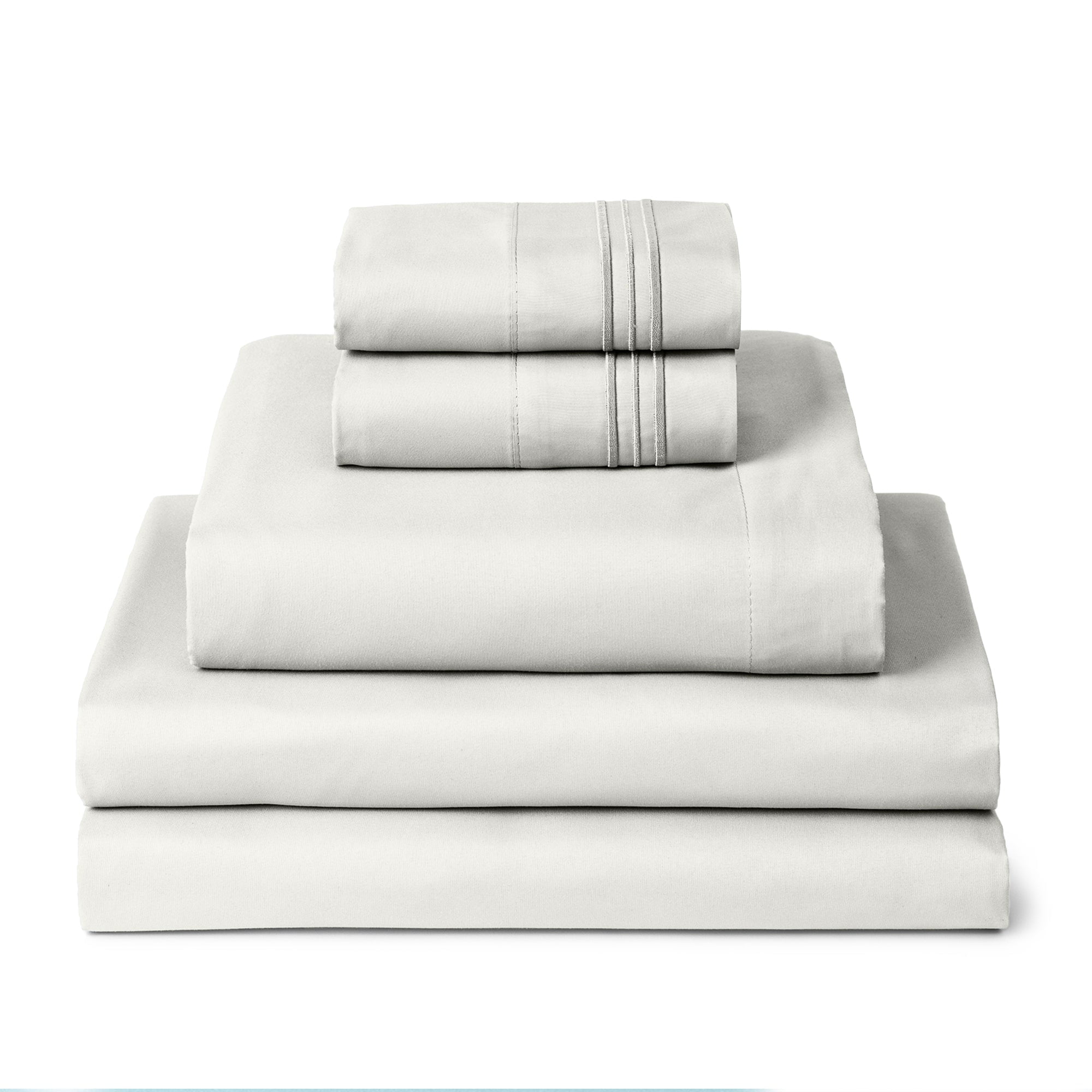 Mellanni 5-Piece Iconic Split King Bedsheet Set - Microfiber, 16