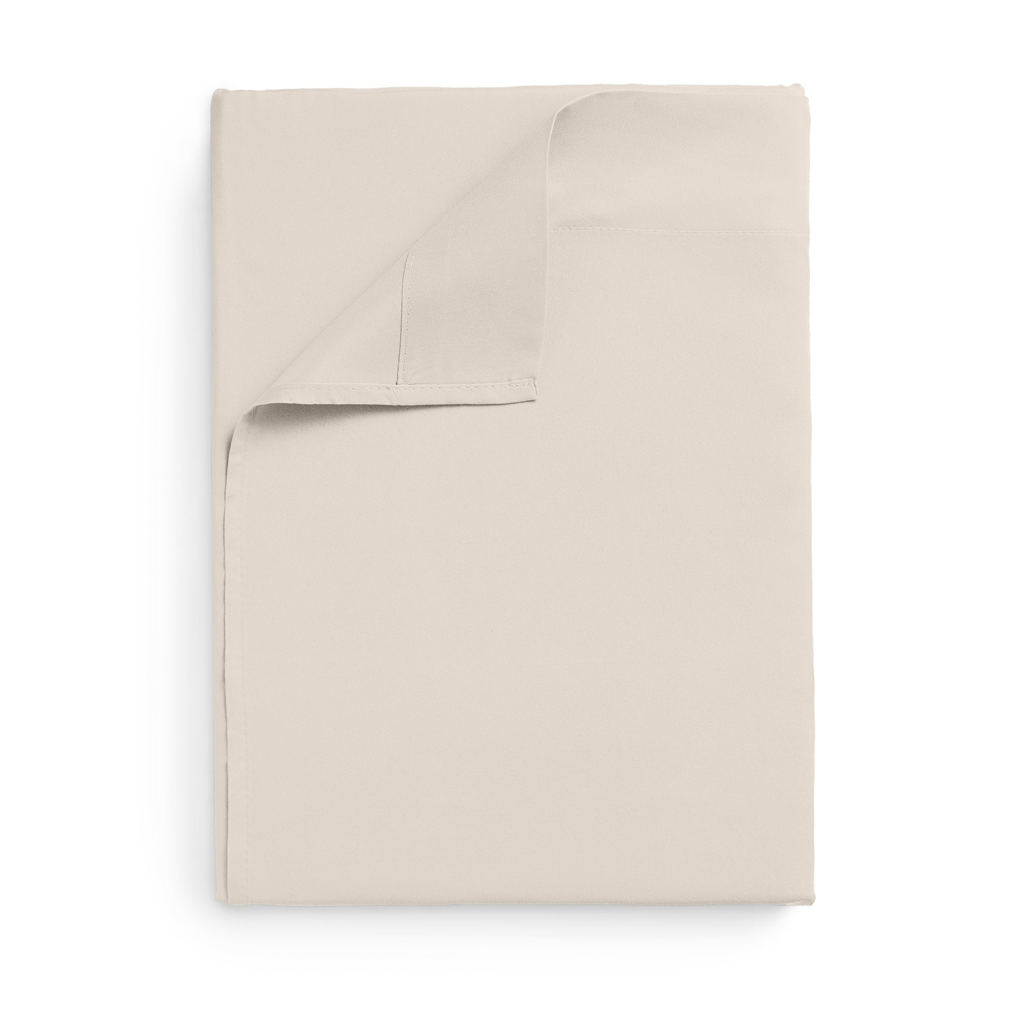 Mellanni Mellanni Twin-XL Flat Sheet Only, Hotel Luxury Microfiber Top Sheet, 1 Piece, Golden Ivory