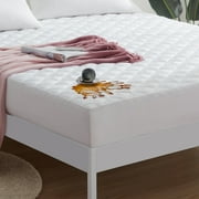 Mellanni Waterproof Mattress Pad 21" Deep Pocket, Breathable Mattress Cover, King