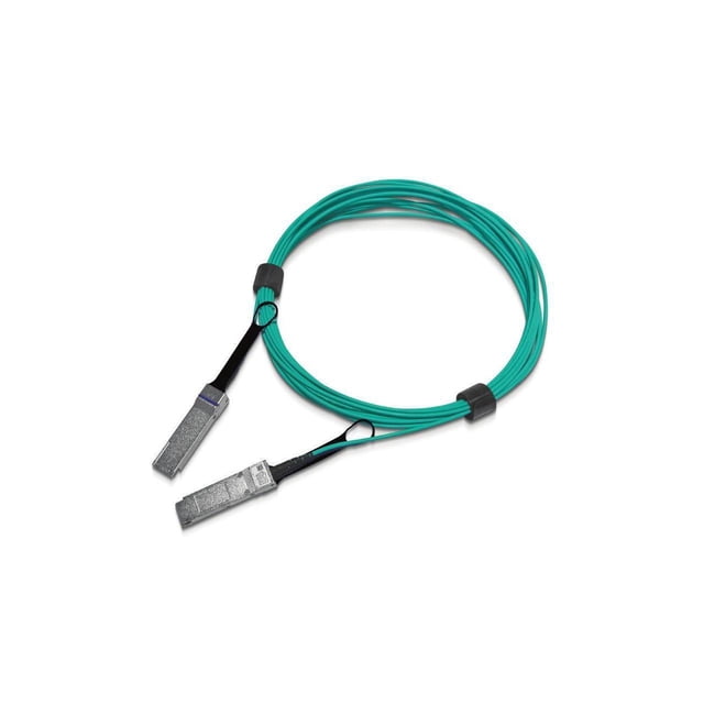 Mellanox Active Fiber Cable, IB HDR, Up to 200Gb/s, QSFP56, LSZH, Black ...