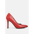 thumbnail image 1 of Mellen Croc Faux Leather Formal Pumps, 1 of 9