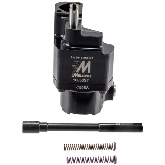 Melling 10050ST-750SS Oil Pump - Aluminum - HV/Std. Pressure - 7-1/2 in Deep Pan Fits select: 1988-2000 CHEVROLET GMT-400, 1995-2000 CHEVROLET TAHOE