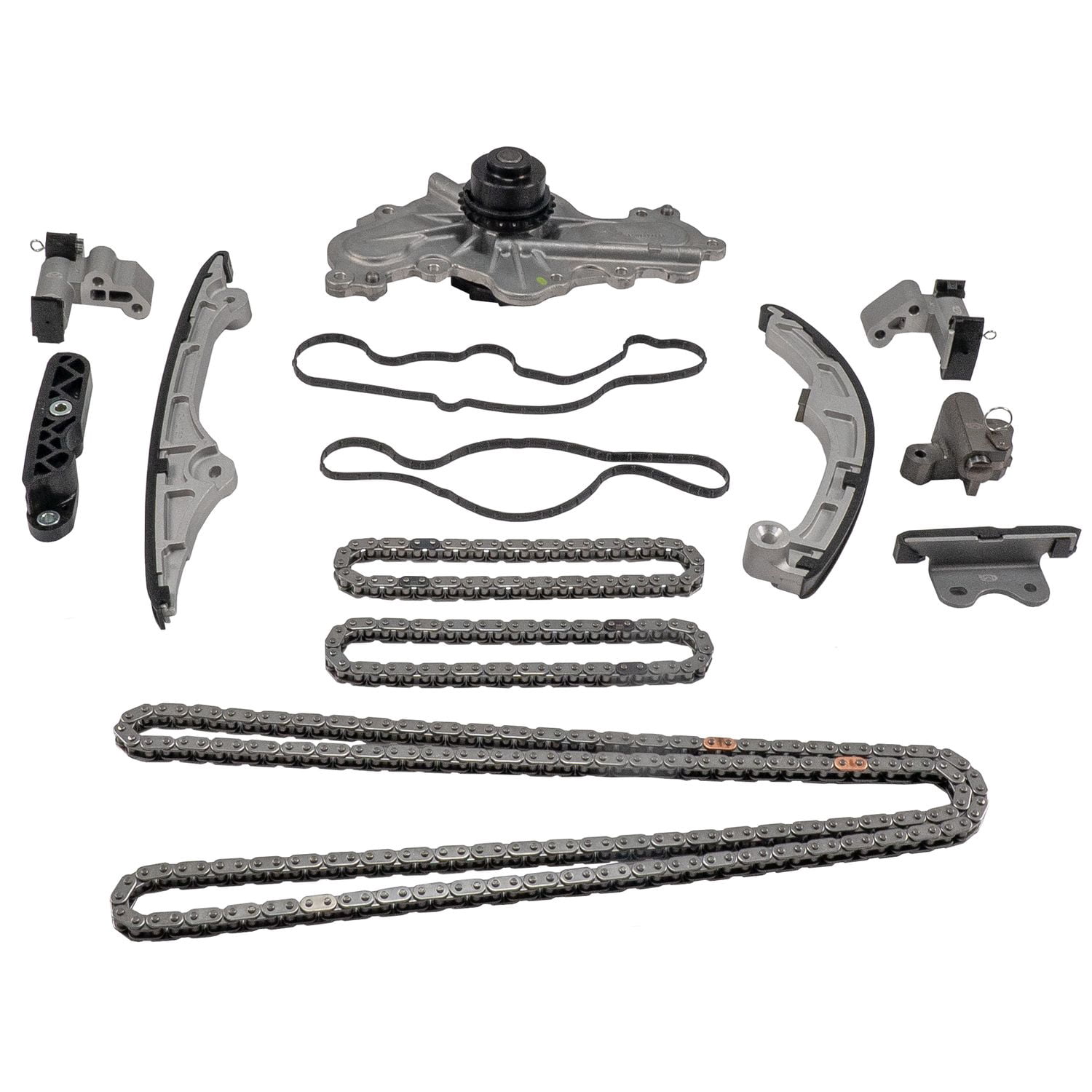 Melling 3-1047SXHWP Stock Replacement Engine Timing Chain Kit with Water Pump