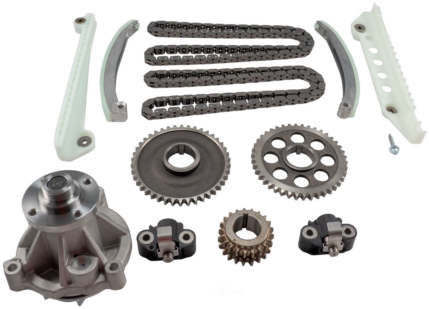 Melling 3-387SIFWP Stock Replacement Engine Timing Chain Kit with Water Pump