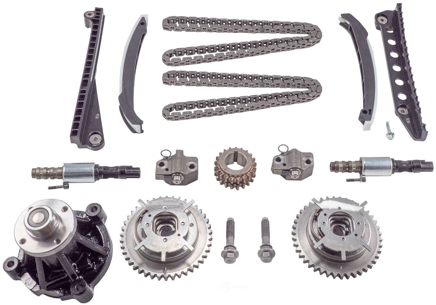 Melling 3-391SCCK3A Stock Replacement Engine Timing Chain Kit with Water Pump