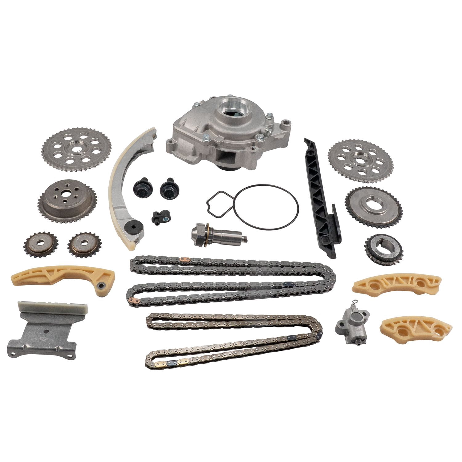 Melling 3-4201SHWP Stock Replacement Engine Timing Chain Kit with Water Pump Fits select: 2005-2008 CHEVROLET COBALT, 2002-2005 CHEVROLET CAVALIER