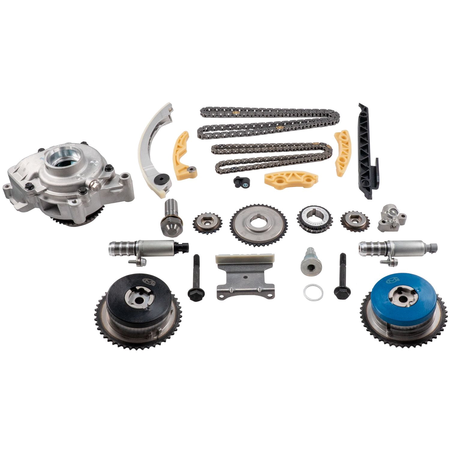 Melling 3-4202SC2K3 Stock Replacement Engine Timing Chain Kit with Water Pump