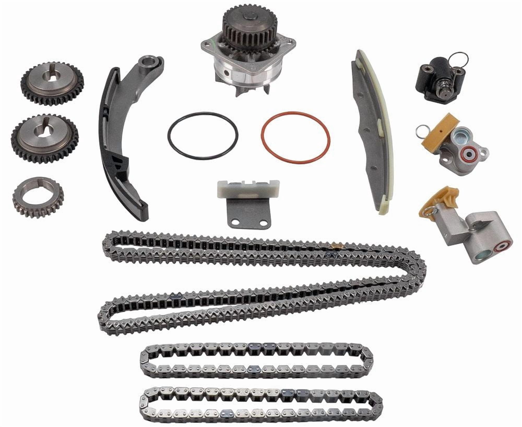 Melling 3-720SAHWP Stock Replacement Engine Timing Chain Kit with Water Pump
