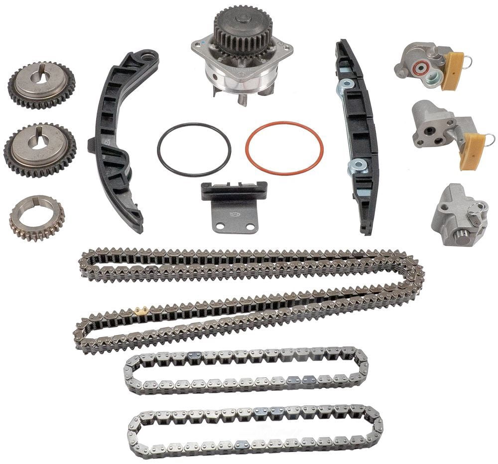 Melling 3-730SA1HWP Stock Replacement Engine Timing Chain Kit with Water Pump