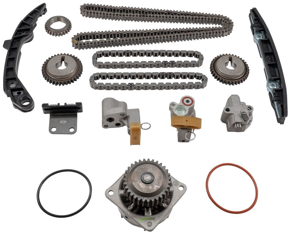 Melling 3-730SAHWP Stock Replacement Engine Timing Chain Kit with Water Pump