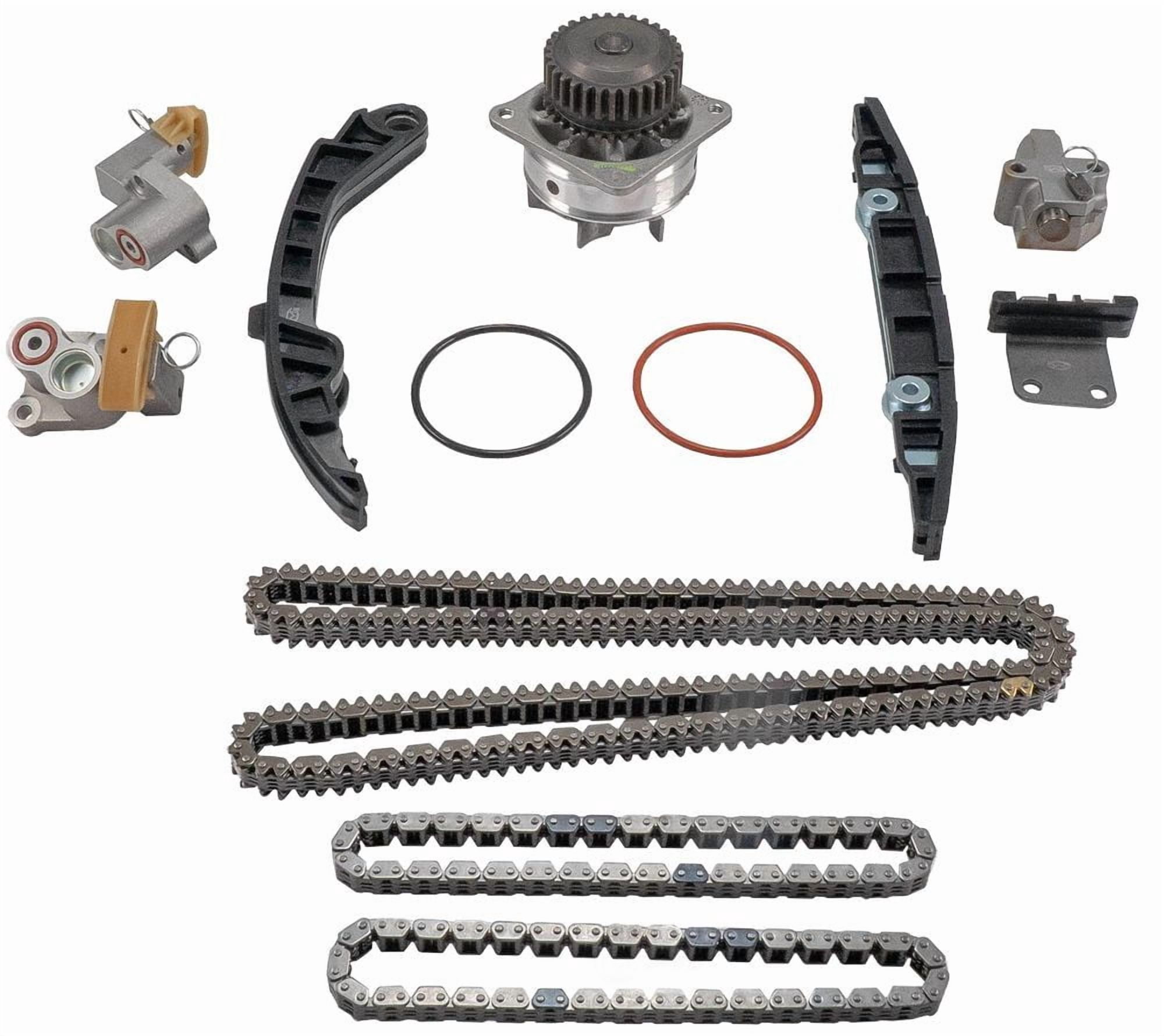 Melling 3-730SAXHWP Stock Replacement Engine Timing Chain Kit with Water Pump